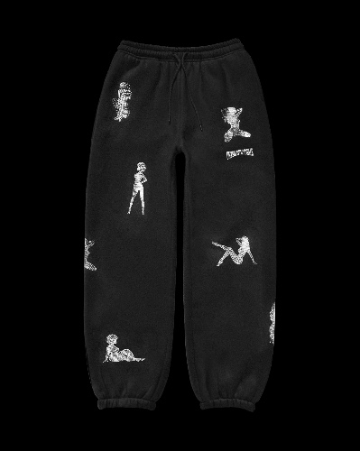 UNREALISTIC IDEALS SWEATPANTS BLACK | XS