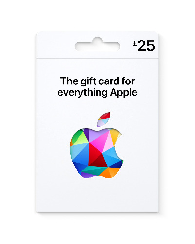 Apple Gift Card — App Store, iTunes, iPhone, iPad, AirPods, MacBook, accessories, and more – for UK