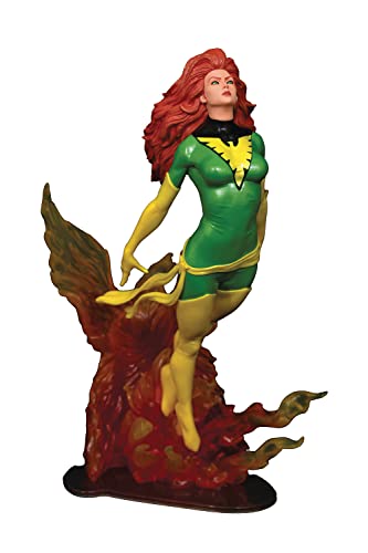 Diamond Select 30606384745 SDCC 2022 Marvel Gallery Green Outfit Phoenix PVC Statue, Mehrfarbig