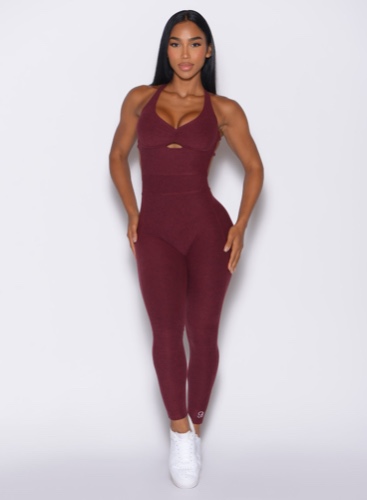 Bombshell Bodysuit | S / Red Wine / Medium Weight