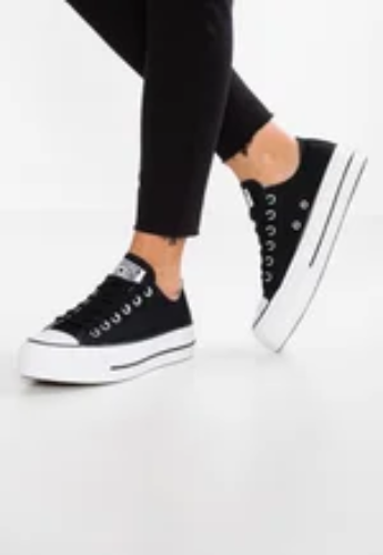 CHUCK TAYLOR ALL STAR LIFT - Sneaker low - black/garnet/white