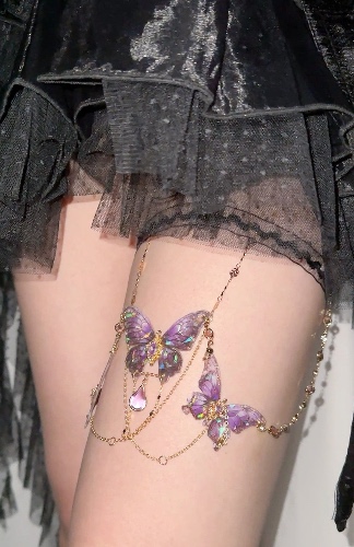 Butterfly Leg Chain | Lavender | Default Title