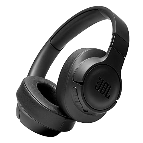JBL Tune 710BT Wireless Over-Ear - Bluetooth Headphones with Microphone, 50H Battery, Hands-Free Calls, Portable (Black), Medium - Black