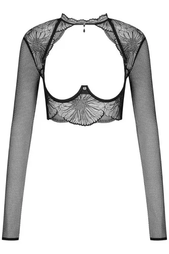 Fishnet Open Cup Top Mibelia