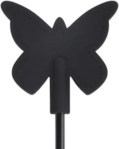 VENESUN 14inch Silicone Butterfly Spanking Paddle, Spanking Crops for Adults BDSM Play, Black