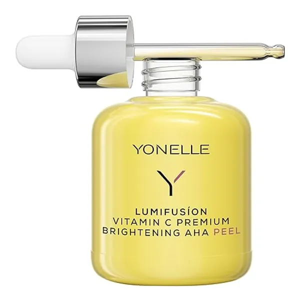 YONELLE Lumifusion Skincare Peeling mit Vitamin C - Face Care Aufhellung - AHA Peeling Gesicht - Gesichtspflege - Anti Aging Moisturizer Face - Anti Falten 50 ml