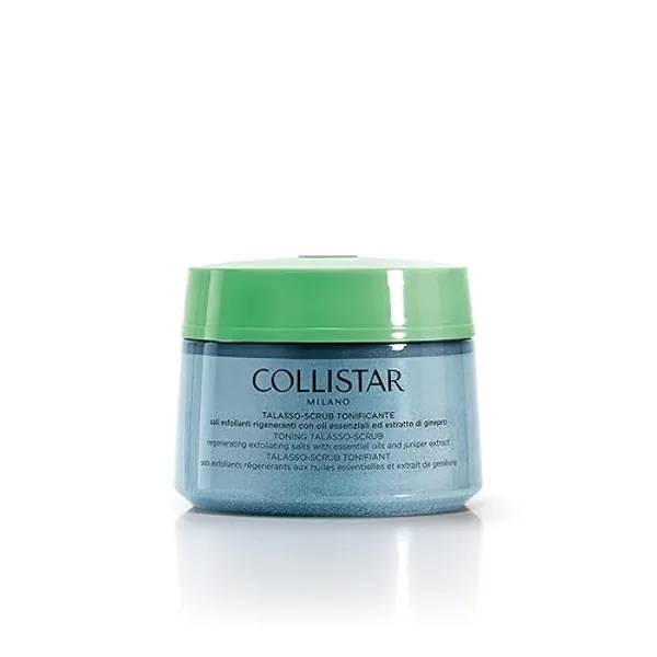 Collistar tonisierendes Thalasso-Peeling Körperpeeling mit Meeressalzen für eine exfolierende und feuchtigkeitsspendende Wirkung und Wacholderextrakt für eine tonisierende und entfettende Wirkung,700g