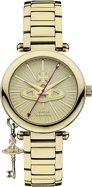 Vivienne Westwood Damen-Armbanduhr Kensington II Analog Quarz Edelstahl VV006KGD