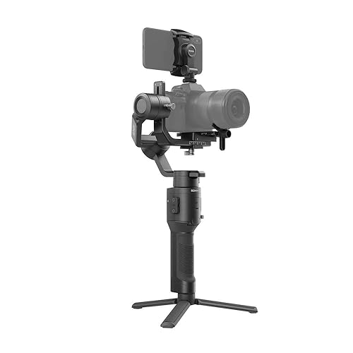 DJI Ronin-SC, 3-Axis Camera Stabilizer, Up to 2kg (4.4lbs) Payload, Lightweight Design, Dynamic Stability, Automated Features, Available for Canon/Sony/Panasonic/Nikon/Fujifilm - Black