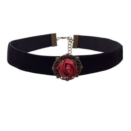 Rose/Cross Choker - DD-07