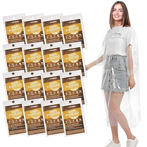 16 Pack Ponchos Adult