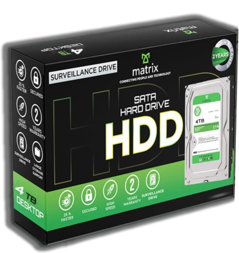 Amazon.in: Buy Matrix 4TB SATA Hard Drive for Desktop (HDD) 3.5 Inch SATA 6 GB/s 7200 RPM, 2 Year Warranty Online at Low Prices in India | Matrix Reviews &amp; Ratings