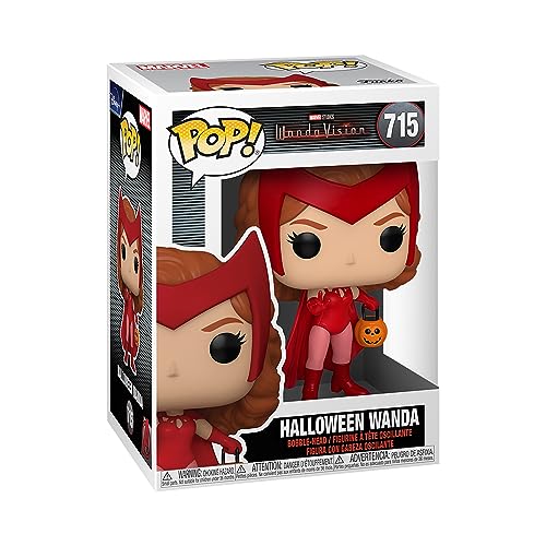 Funko Pop! Marvel: WandaVision - Scarlet Witch - Halloween Wanda Maximoff - Collectable Vinyl Figure - Gift Idea - Official Merchandise - Toys for Kids & Adults - TV Fans - Standard - Multi-color