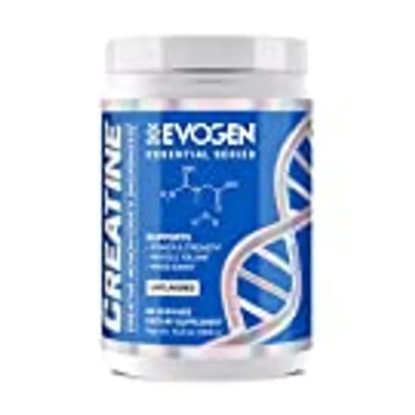 Evogen Creatine Monohydrate | Premium Creatine Supplement for Muscle Growth, Increased Strength, Enhanced Energy Output, Anti-oxidant Support, & Improved Athletic Performance | Unflavored