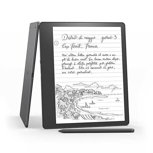 Kindle Scribe (32 GB) | Il primo Kindle e taccuino digitale, tutto in uno, con schermo Paperwhite da 10,2’’ a 300 ppi | Con penna premium - Penna premium - 32 GB