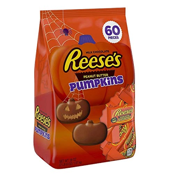 Reese's Peanut Butter Pumpkins 60CT 38OZ - Peanut 6 Count (Pack of 1)