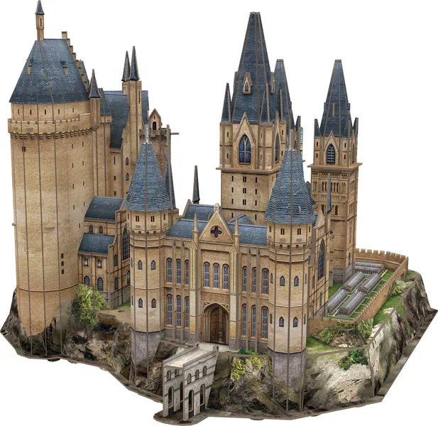 Asmodee- Harry Potter-Puzzle 3D : La Tour d'astronomie Construction, HPP51062