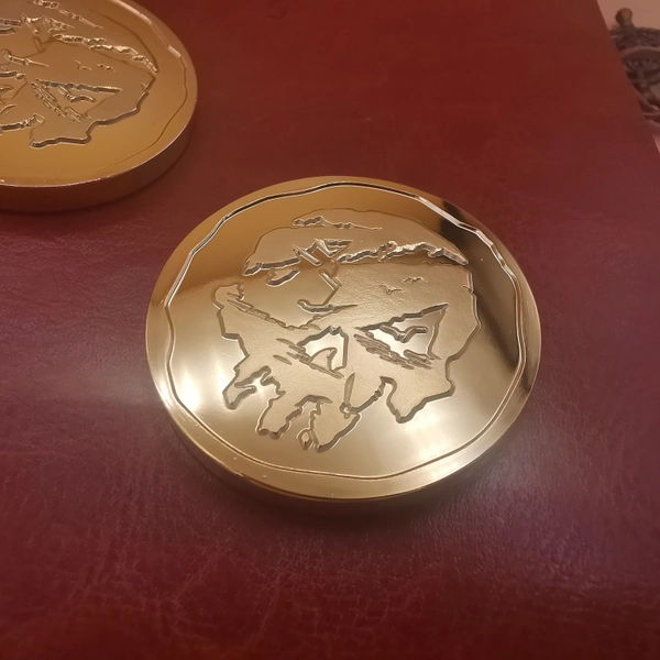 Pièce Sea of Thieves en OR 24K