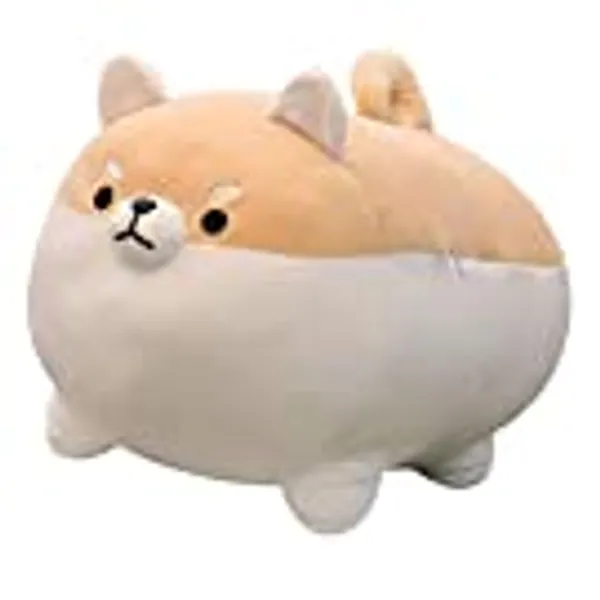 Auspicious beginning 19.6" Stuffed Animal Shiba Inu Plush Toy Anime Corgi Kawaii Plush Dog Soft Pillow, Plush Toy Gifts for Boys Girls