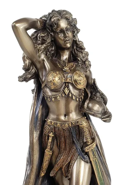 Freya Freyja Viking Norse Mythology Goddess of Love Bronze Finish Statue