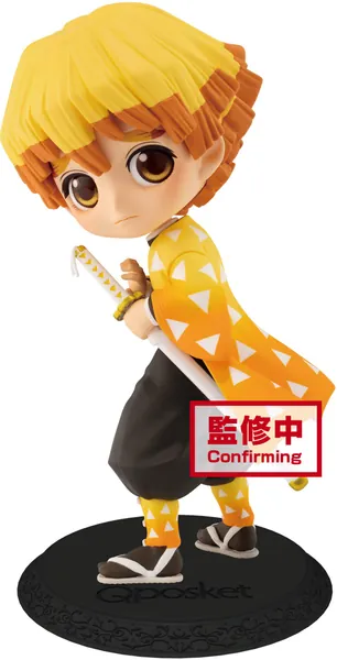 Banpresto Demon Slayer: Kimetsu no Yaiba Q posket-ZENITSU AGATSUMA-(ver.A), Multicolor - 