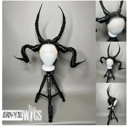 Styled Wig “THE BAPHOMET” GeorginatheDollWigs