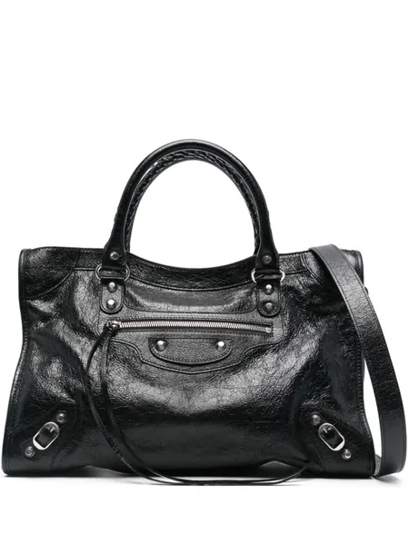 Balenciaga Medium Le City Tote Bag | Black | FARFETCH UK