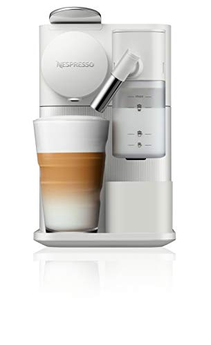 Nespresso Lattissima One Original Espresso Machine with Milk Frother by De'Longhi, Silky White - Machine with Latte Crema - Silky White