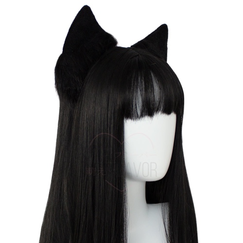 Winter Fox Headband - Black