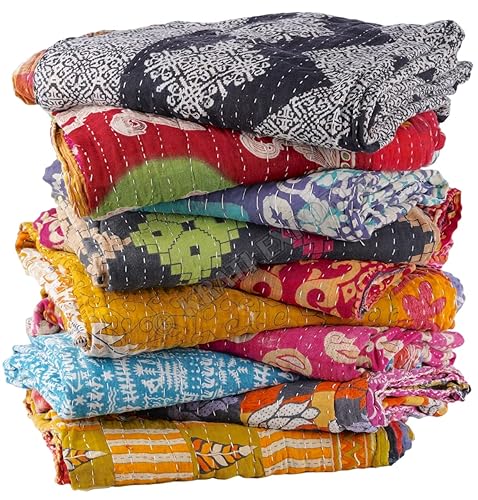 Krati Exports Vintage Kantha Quilts