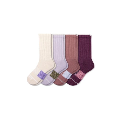 Women's Merino Wool Blend Calf Sock 4-Pack