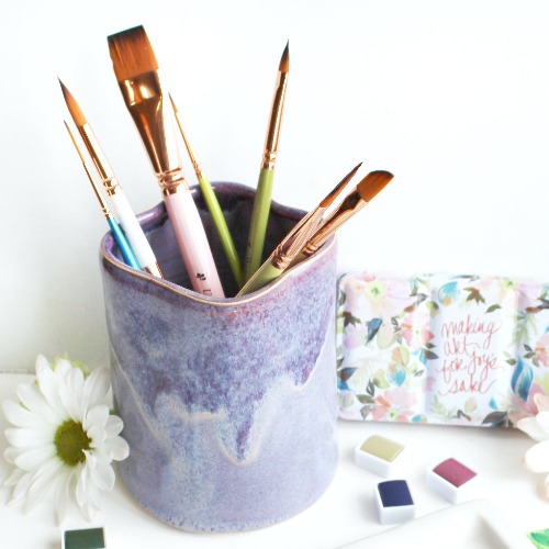 Ceramic Brush Holder