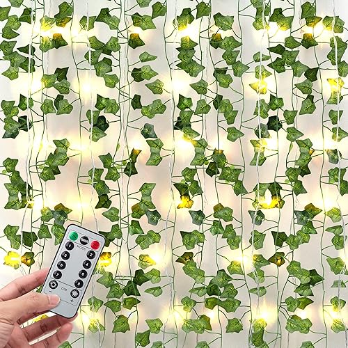 12 Pack Artificial Ivy Garland