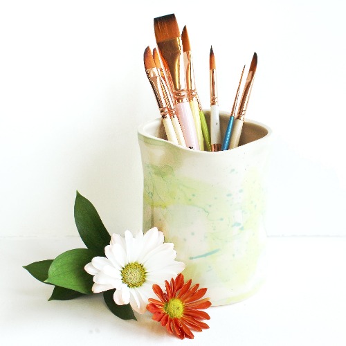 Ceramic Brush Holder