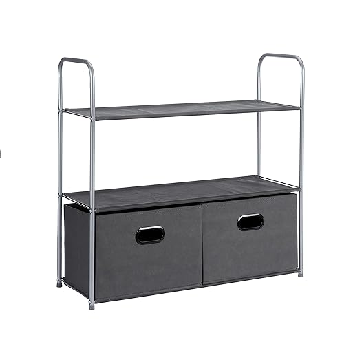 Closet Storage Organizer with Fabric Bins
