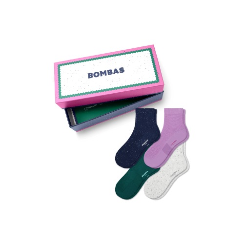 Women's Lightweight Quarter Sock 4-Pack Gift Box