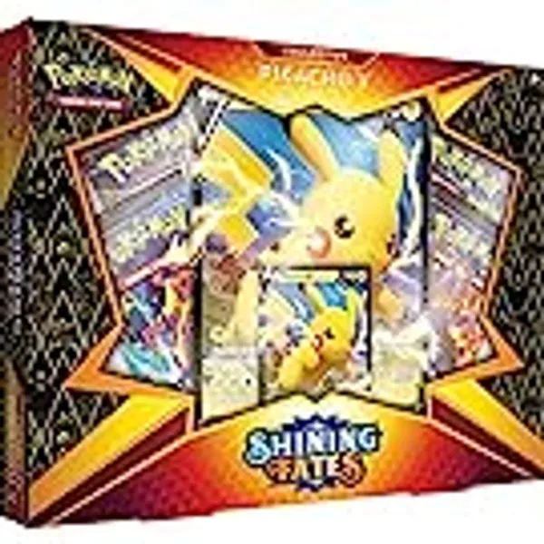 Pokémon Glänzendes Schicksal: Pikachu V-Box, Kartenspiel, ab 6 Jahren, für 2 Spieler, über 10 Minuten Spieldauer