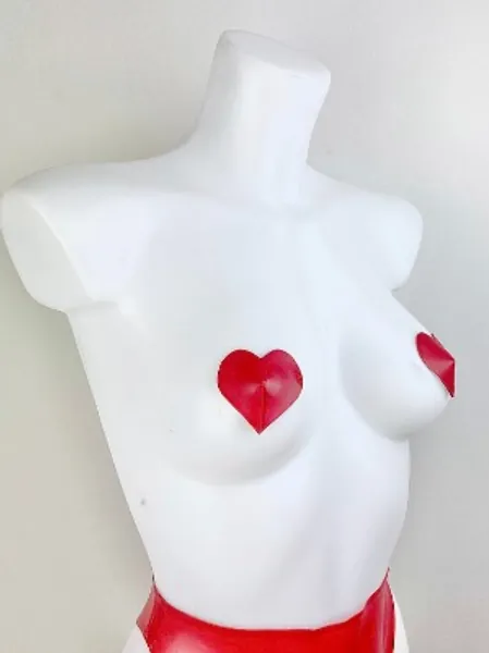 Latex Rubber Heart Shaped Pasties/nipple Covers | Etsy Australia