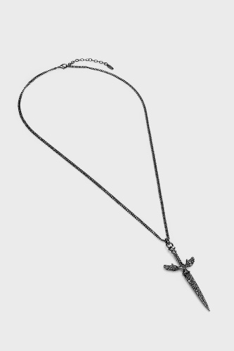 Swordstorm Necklace | One Size / Silver / 50% Zinc 50% Iron