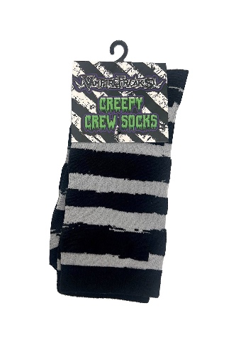 Creepy Crew Socks [Bone/Black Stripes] | Default Title