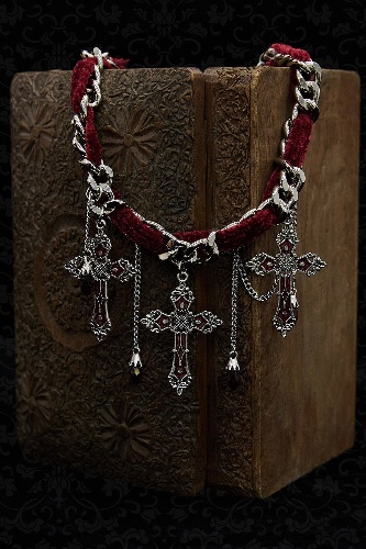 Blooddrop Vampire Goth Necklace [Red] | Default Title