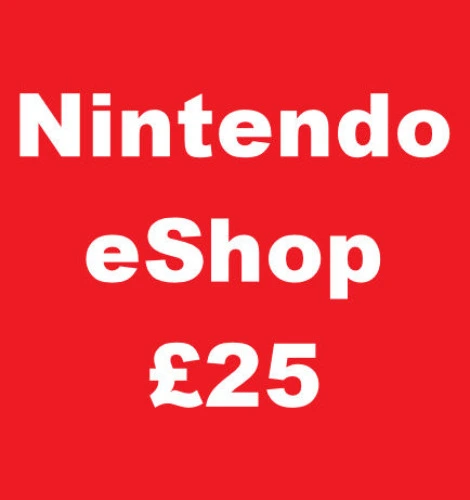 Nintendo eshop credit £25