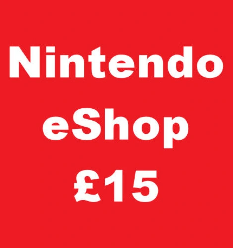 Nintendo eshop credit £15
