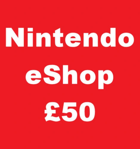 Nintendo eshop credit £50