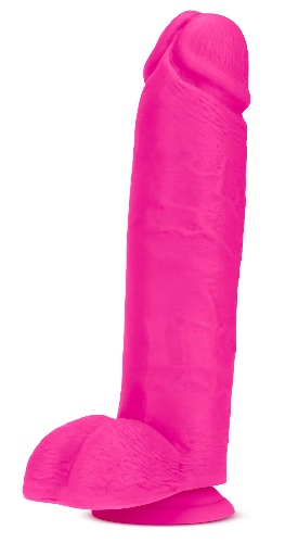 Au Naturel - Bold - Huge - 10 Inch Dildo - Pink