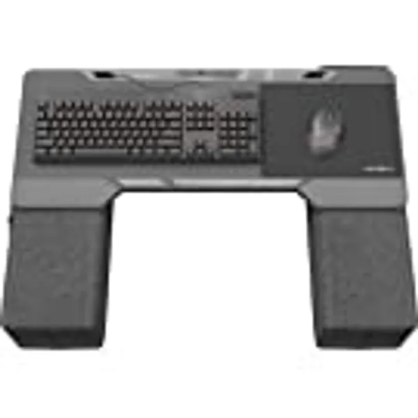 Couchmaster CYCON² Fusion Grey - Couch Gaming Desk for Mouse & Keyboard (for PC, PS4/5, Xbox One/Series X), Ergonomic lapdesk for Couch & Bed