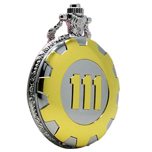 Men's Pocket Watch Quartz Pocket Watch Necklace Chain Modern Watches Analog Clock Gift for Men - Assassin's Creed Sci-fi a