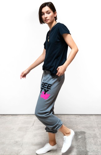 FREECITY sweatpant - grayart | S