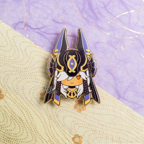 Genshin Impact Sumeru Cyno Hard Enamel Pin - [A Grade] / Locking Clasps