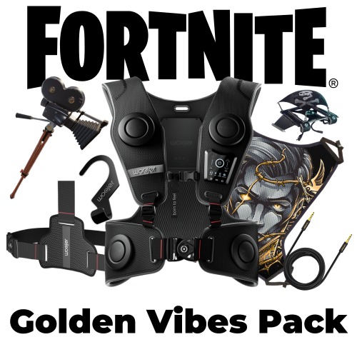Woojer Fortnite Vest 3 – Midas Edition - Special Gamer Bundle